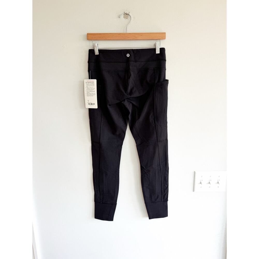 Lululemon Sun Salutation Pant Full-On Luon Activewear Leggings Black 8 NWT - Picture 4 of 9